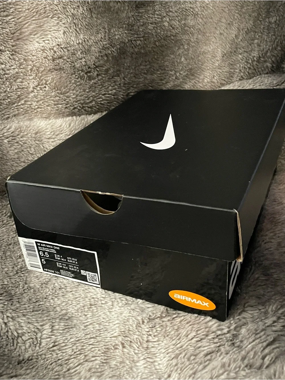 Nike Women's Off-White/White Air Max Athletic Sneakers with Clear Bubble Sole